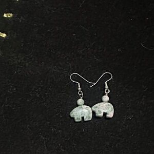 Natural Jadeite Jade earrings